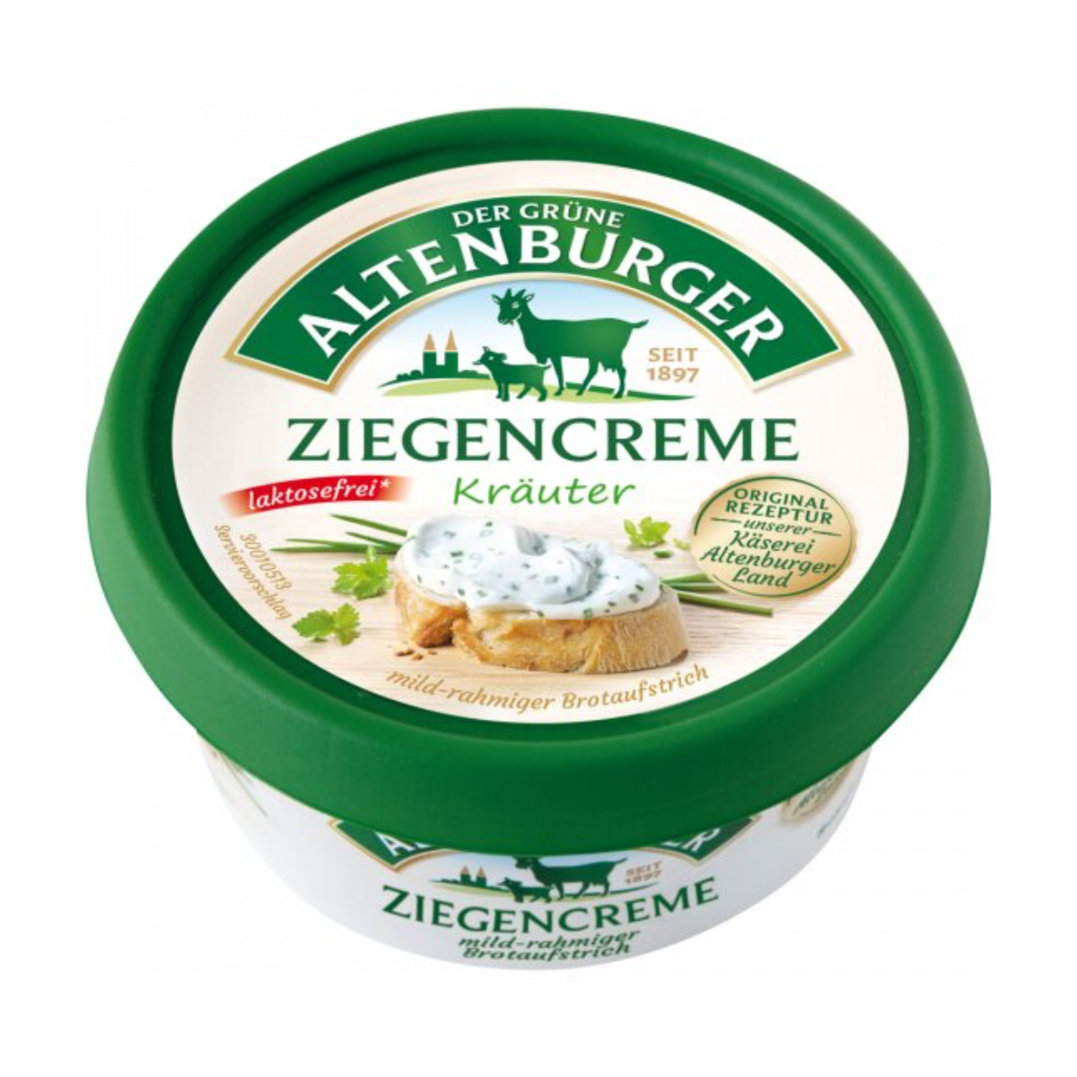 Der Grüne Altenburger Ziegencreme Kräuter 25% absolut 150g