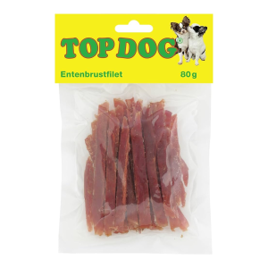 Top Dog Entenbrustfilet in Streifen 80g