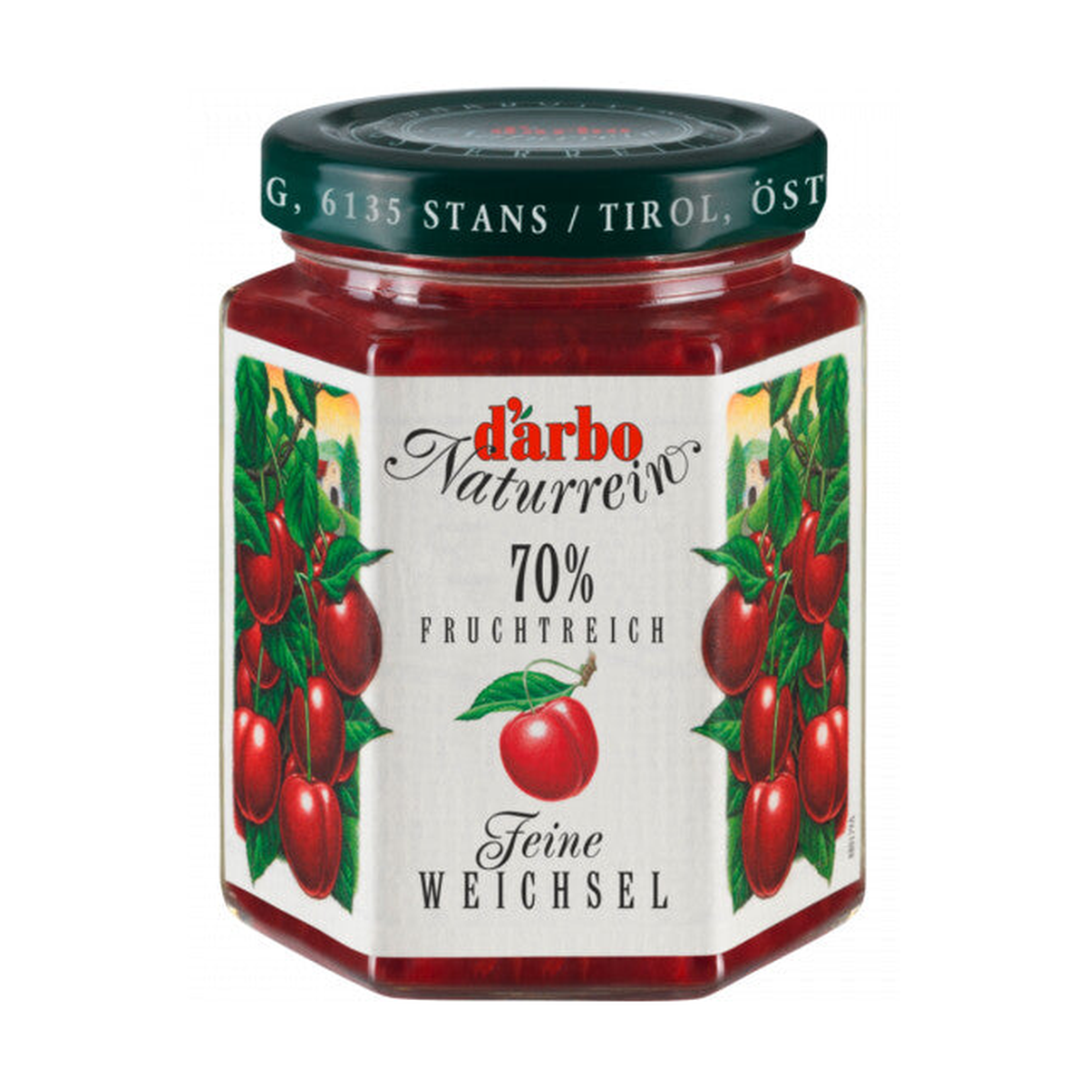 Darbo Naturrein Fruchtreich Konfitüre Kirsche 200g