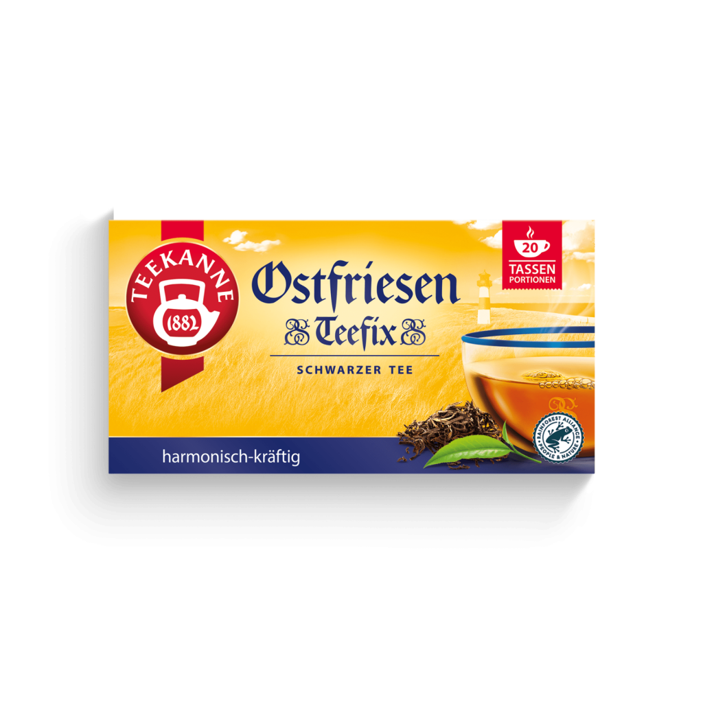 Teekanne Ostfriesen Teefix Rainforest Alliance 20ST 30g