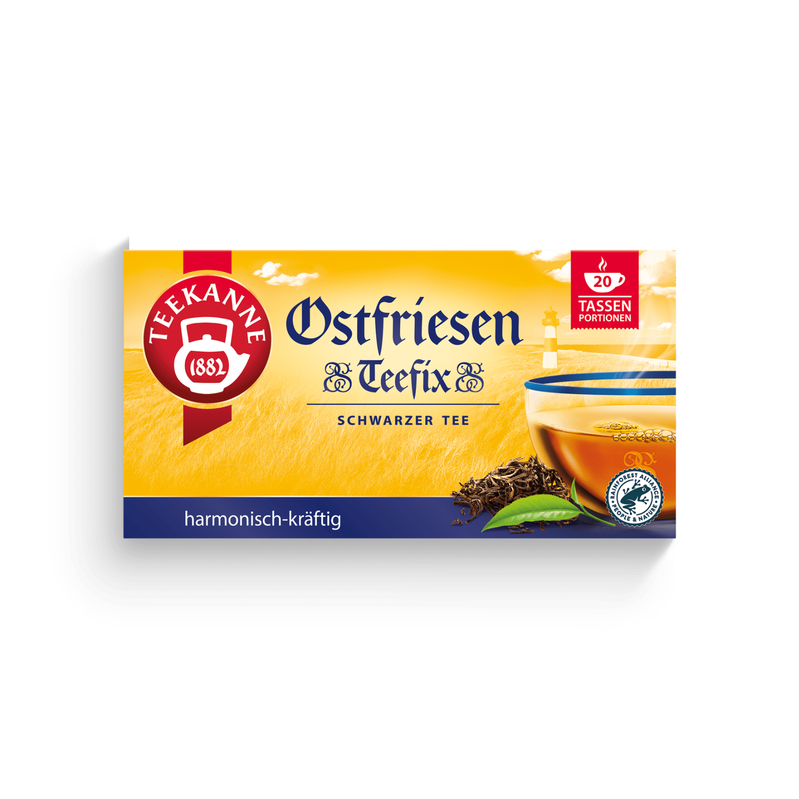 Teekanne Ostfriesen Teefix Rainforest Alliance 20ST 30g