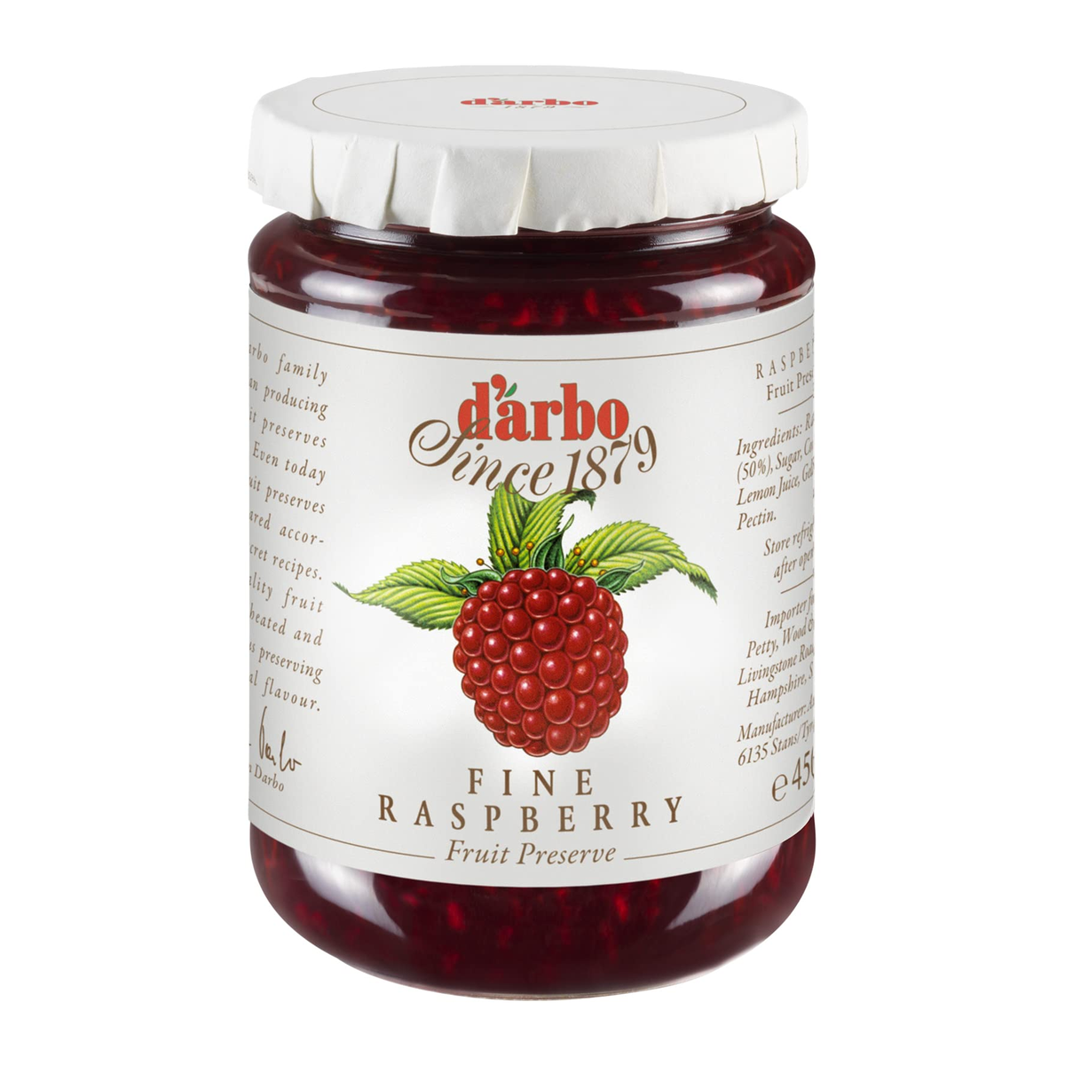 Darbo Naturrein Himbeere Konfitüre 450g