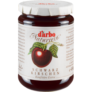 Darbo Naturrein Schwarzkirschen Konfitüre 450g
