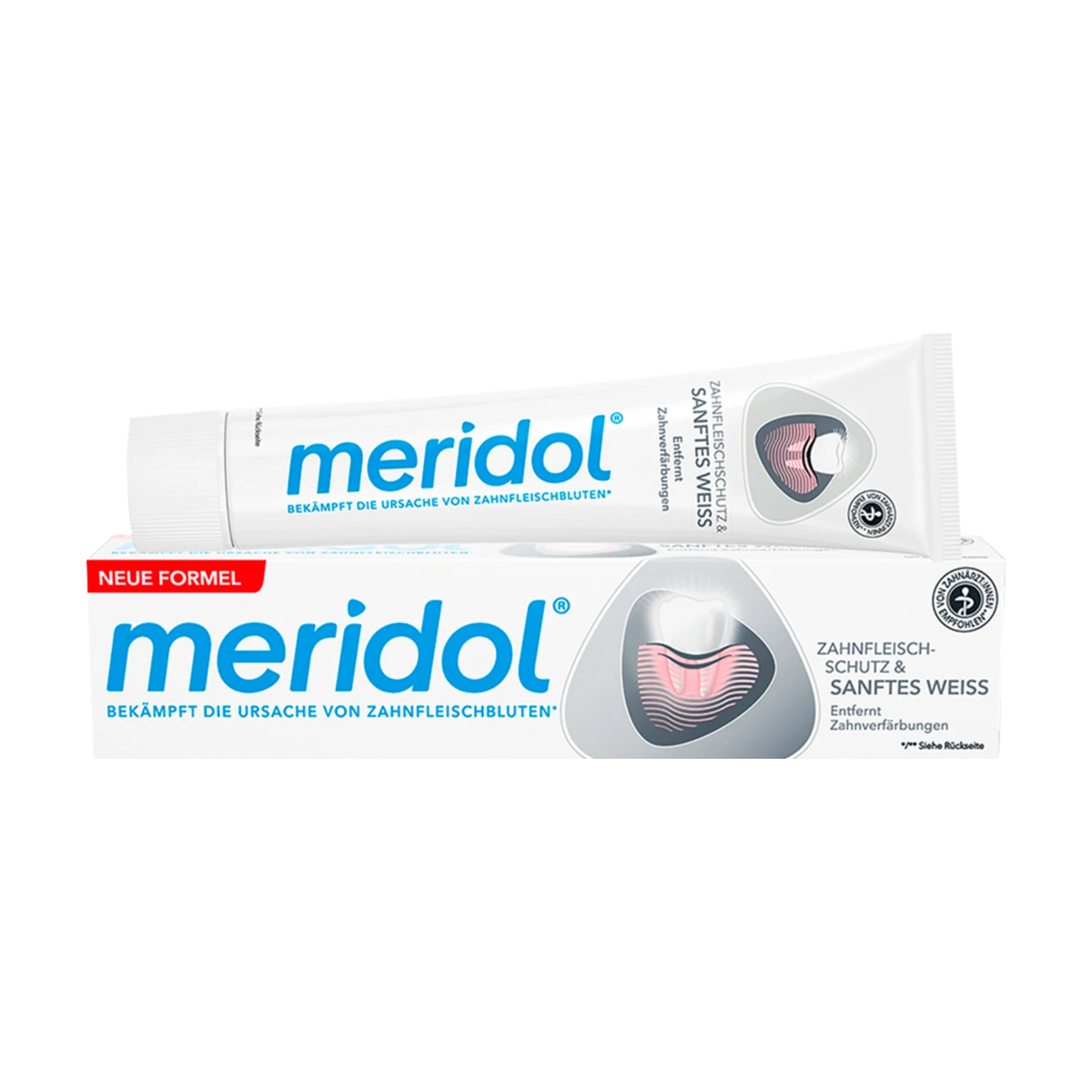 meridol Zahncreme sanftes weiß 75ml