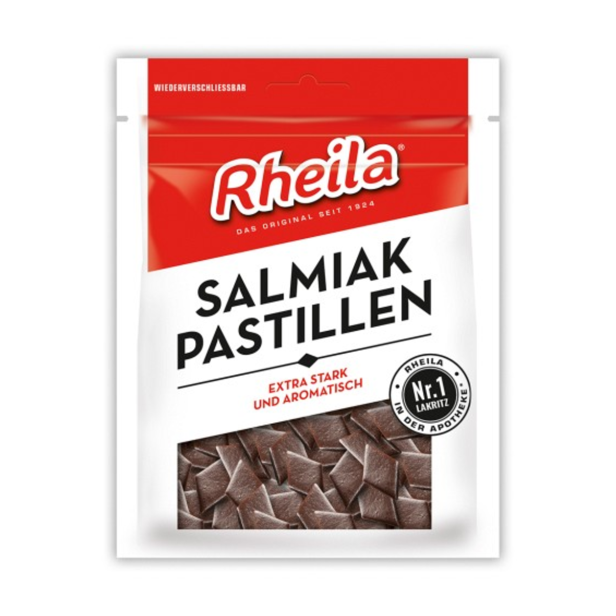 Rheila Salmiak Pastillen zuckerhaltig 90g