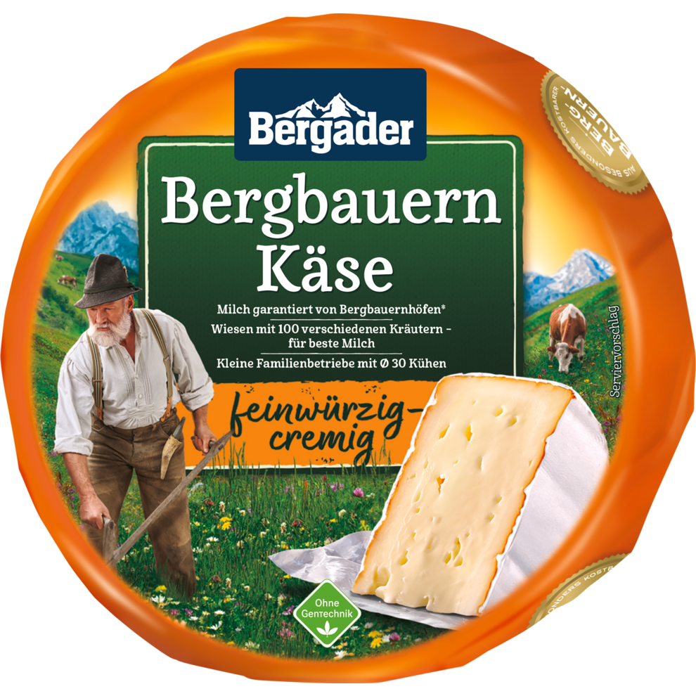 Bergbauern Käse fein würzig 51% 300g