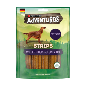Adventuros Strips mit wildem Hirschgeschmack 90g
