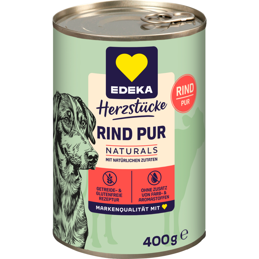 EDEKA Naturals Monoprotein Rind für Hunde 400g