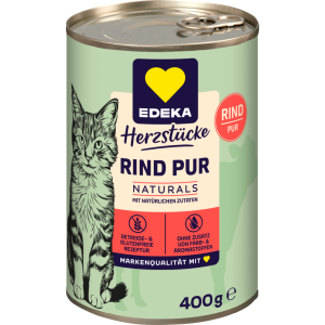 EDEKA Naturals Monoprotein Rind für Katzen 400g