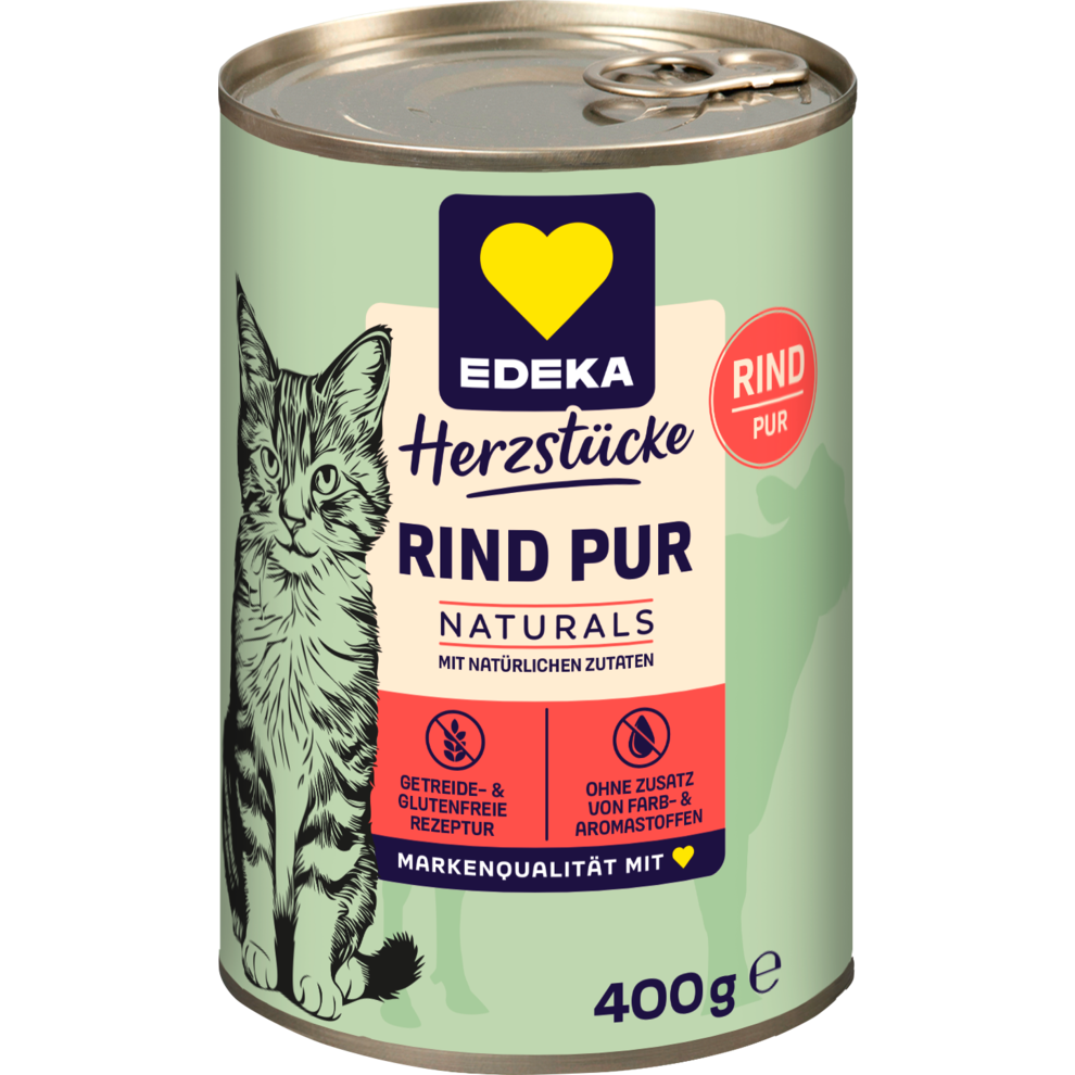 EDEKA Naturals Monoprotein Rind für Katzen 400g