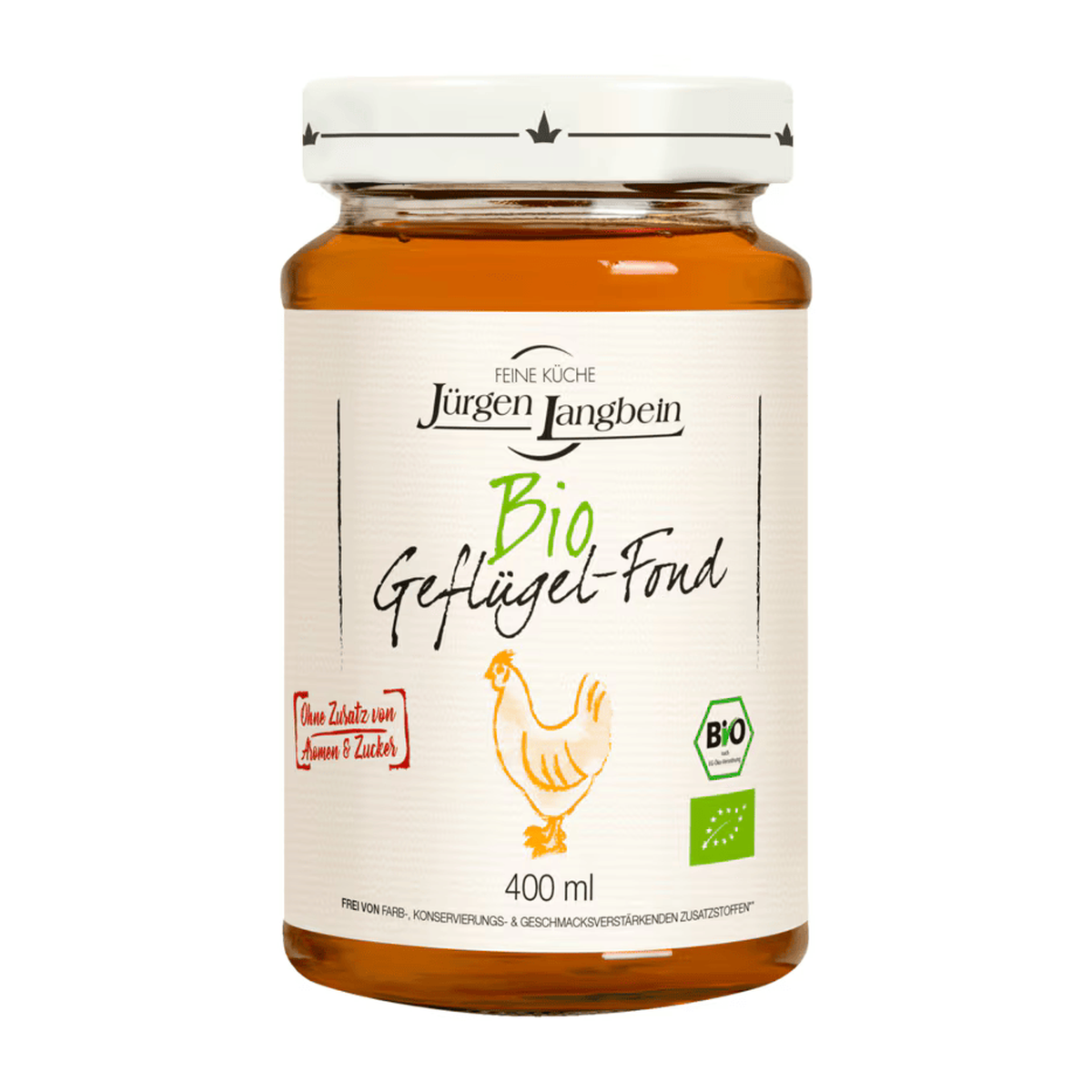 Bio Jürgen Langbein Geflügel-Fond 400ml