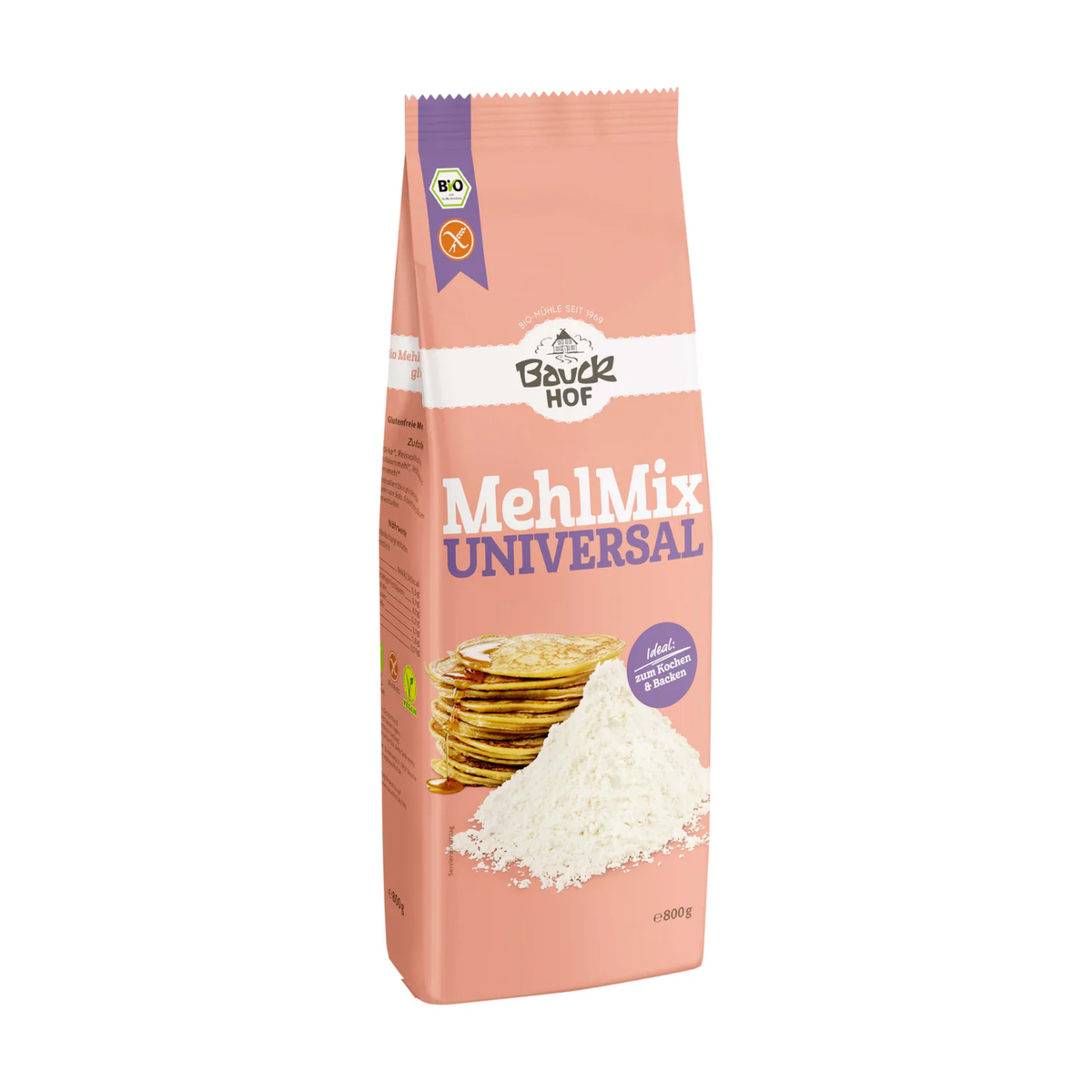 Bio Bauck Mühle Universal Mehl Mix Glutenfrei 800g