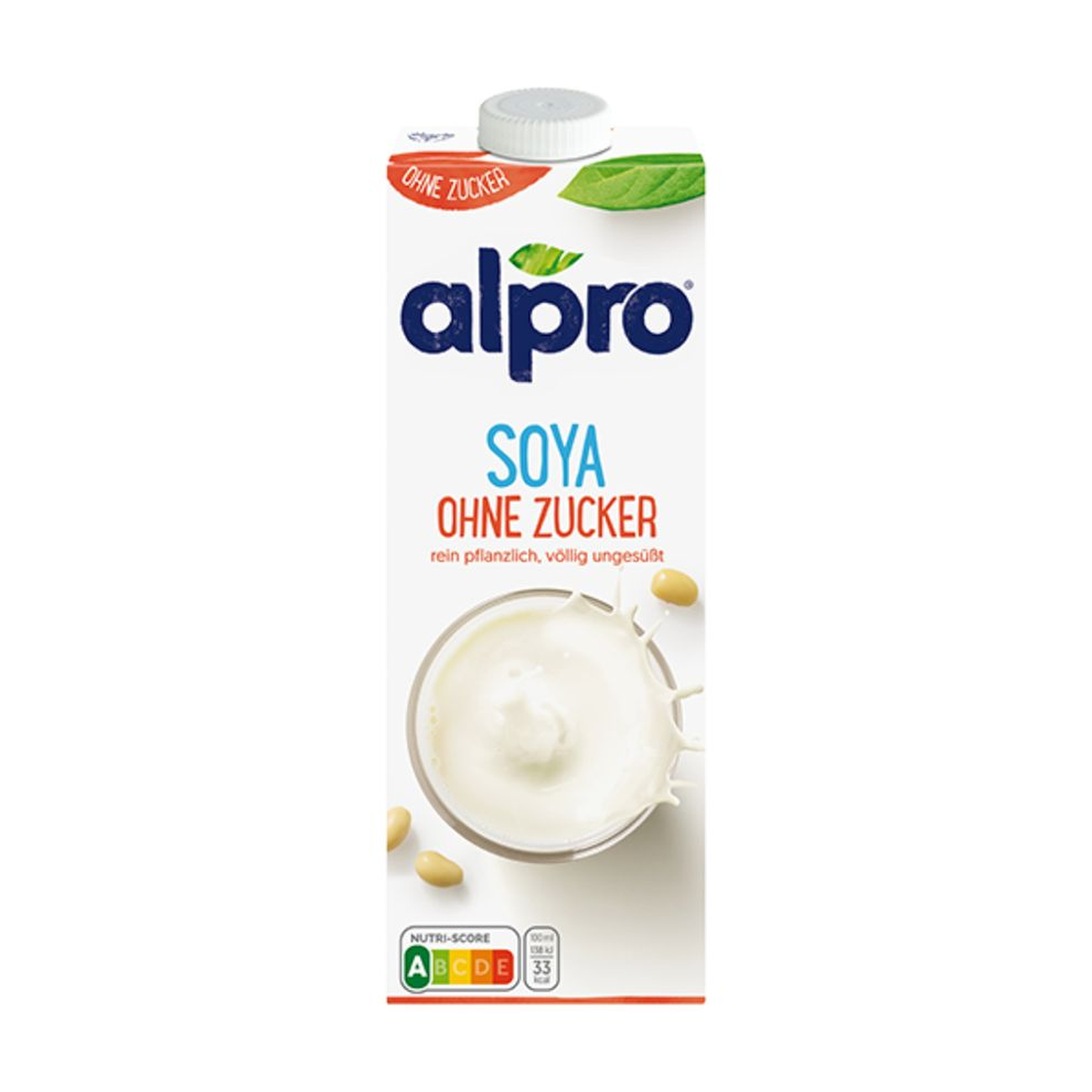 Alpro Soya H-Drink Ganze Bohne ungesüßt 1l