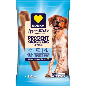 EDEKA Herzstücke Dog Prodent Kausticks mittel mit Aroniabeeren 220g