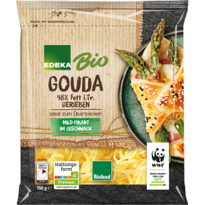 Bio EDEKA Gouda gerieben 48% 150g
