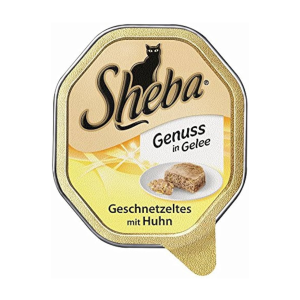 ShebaGenuss in Gelee Geschnetzeltes mit Huhn 85g