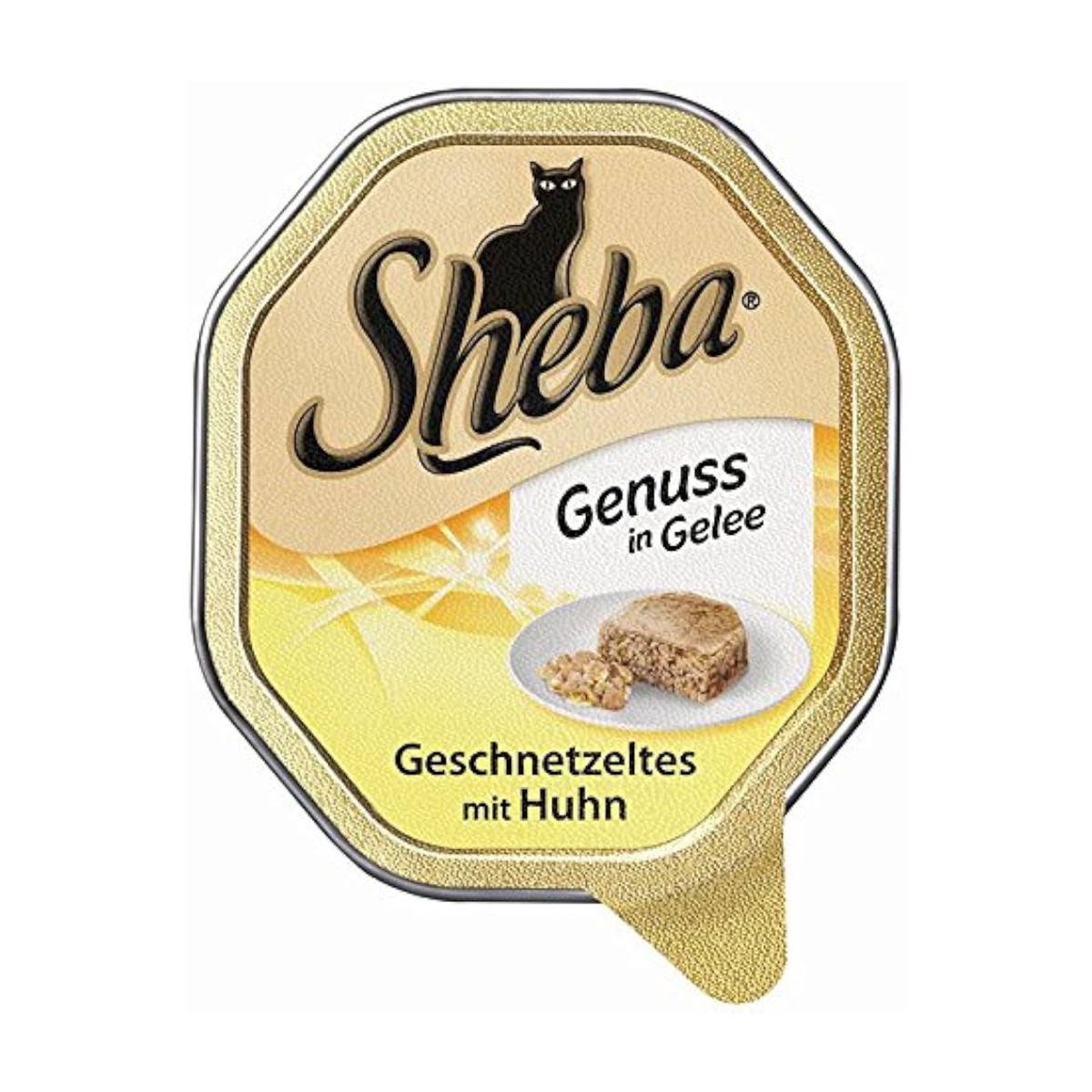 ShebaGenuss in Gelee Geschnetzeltes mit Huhn 85g