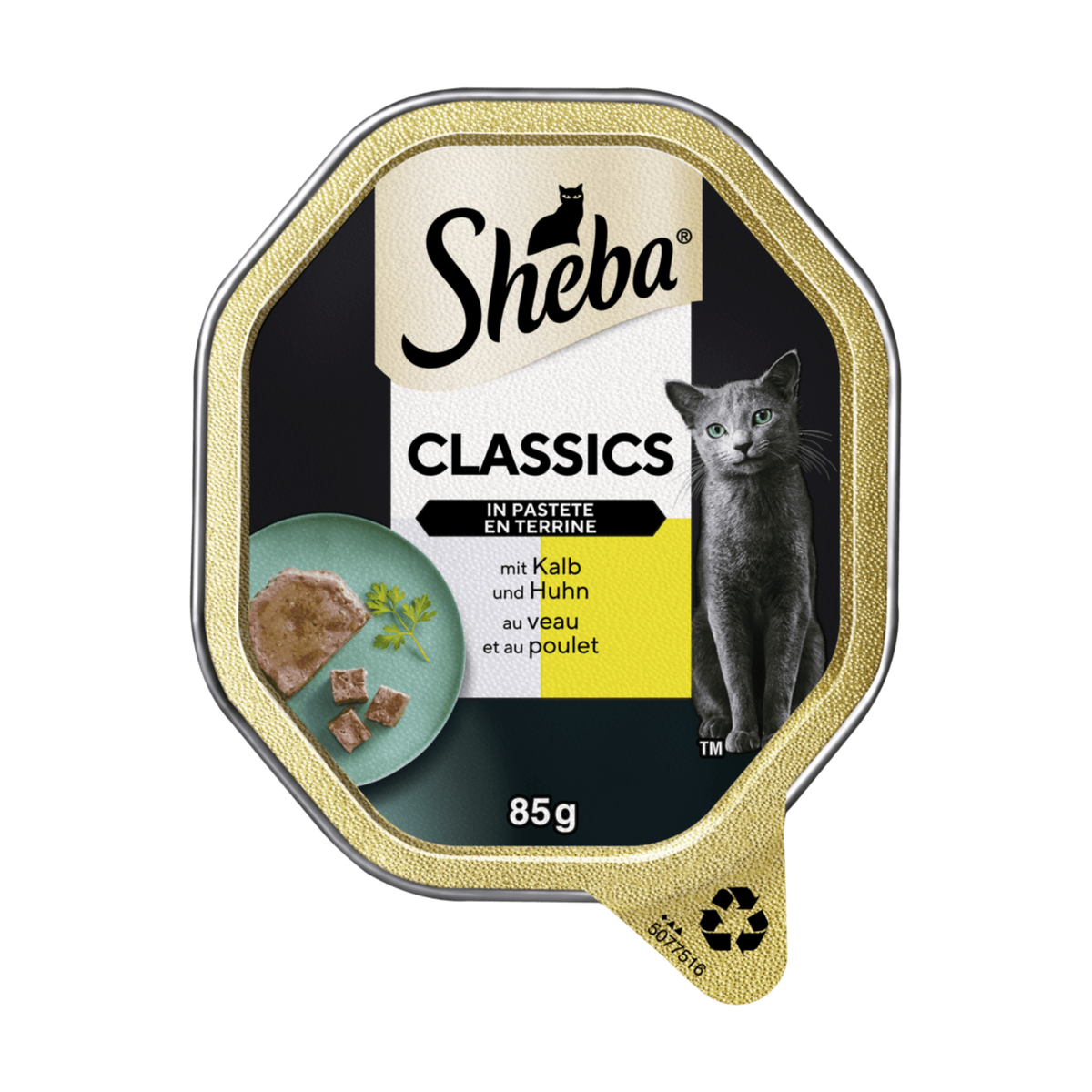 Sheba Classics Kalb mit Huhn 85g