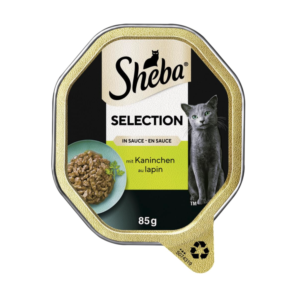 Sheba Selection in Sauce mit Kaninchenhäppchen 85g