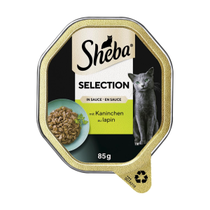 Sheba Selection in Sauce mit Kaninchenhäppchen 85g