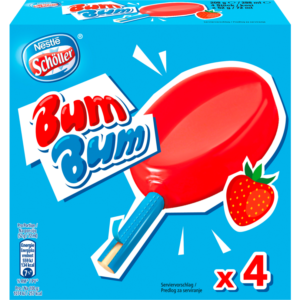 Nestle Bum Bum 4x72ml