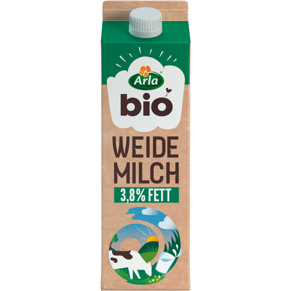 Bio Arla Weidemilch 3,8% 1l