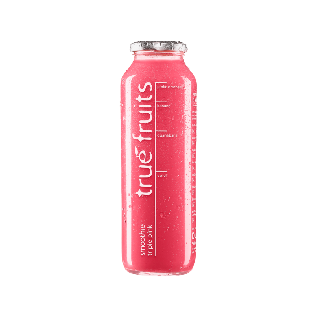 true fruits Smoothie triple pink 0,75l EW