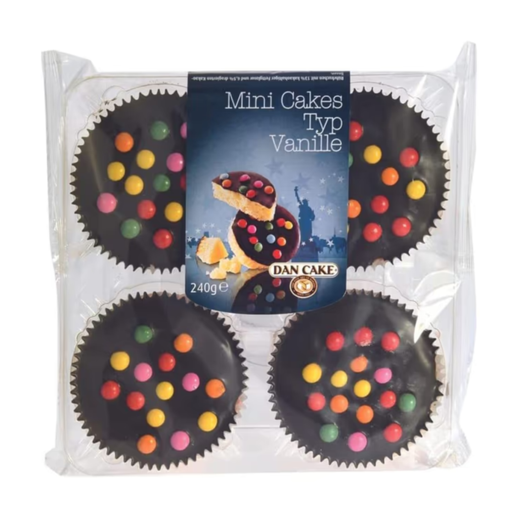 Dan Cake Mini Cakes Typ Vanille 240g