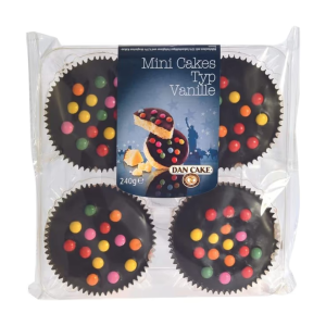 Dan Cake Mini Cakes Typ Vanille 240g