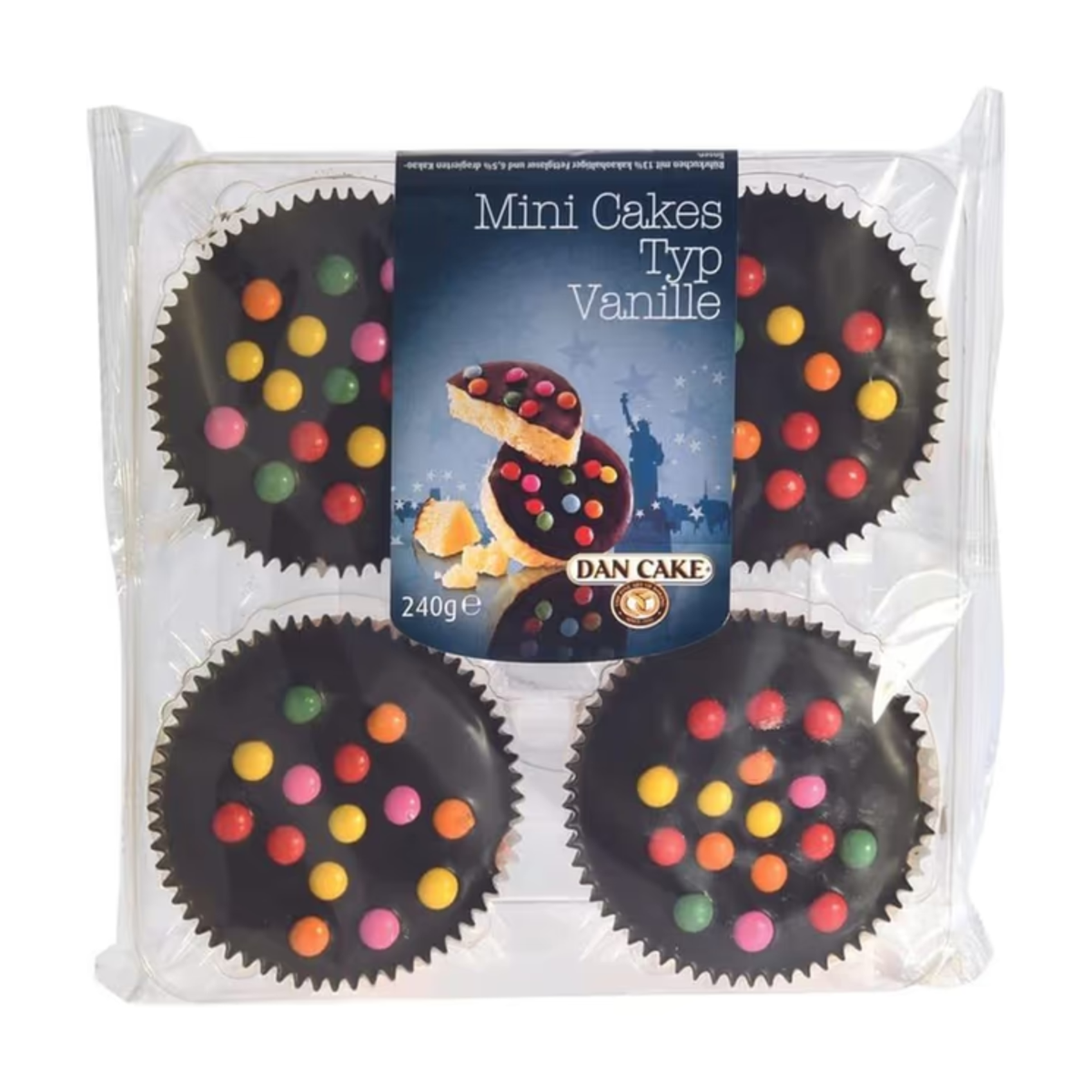 Dan Cake Mini Cakes Typ Vanille 240g