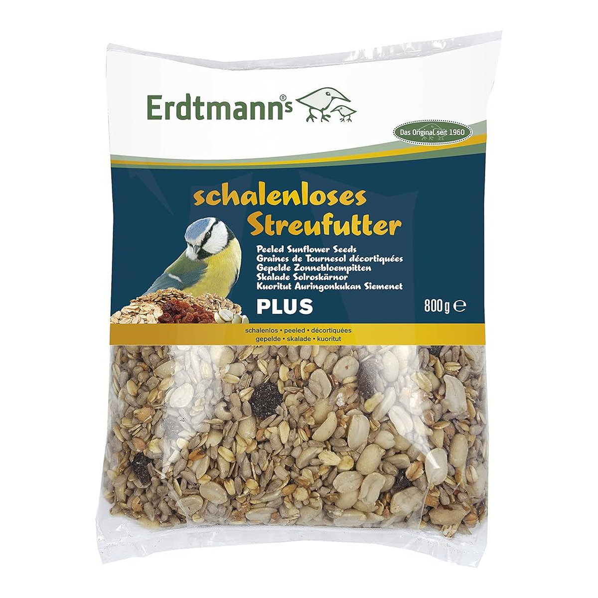 Erdtmanns Schalenloses Streufutter PLUS 800g