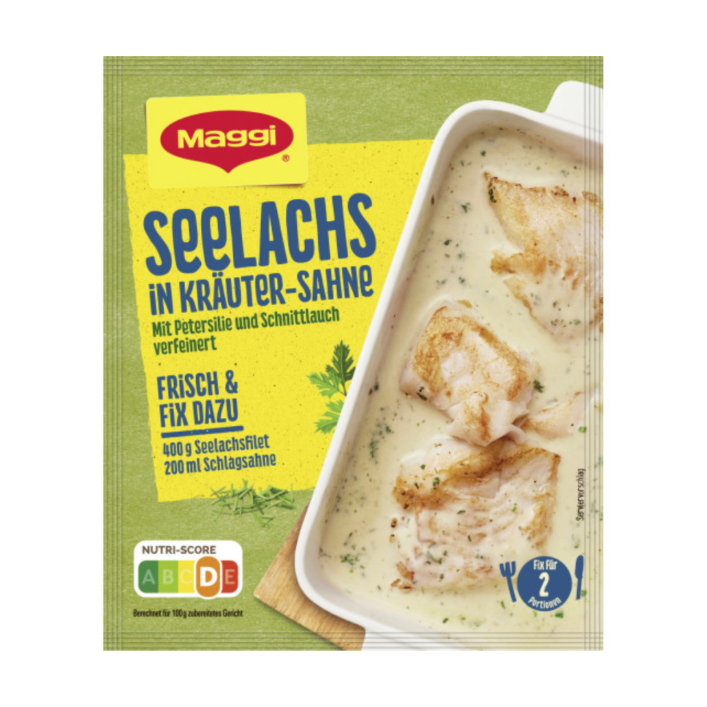 Maggi Fix Seelachs in Kräuter Sahne 33g
