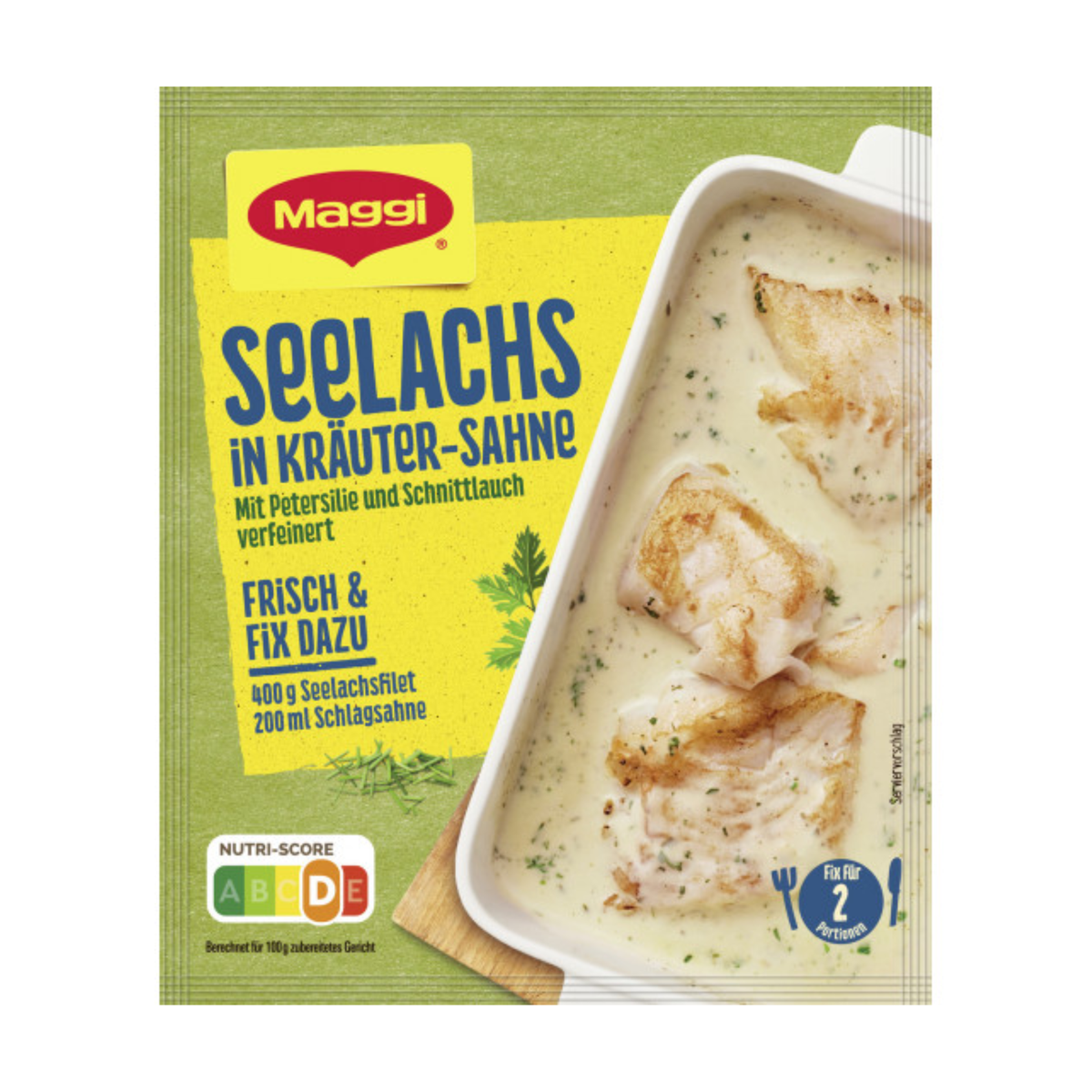 Maggi Fix Seelachs in Kräuter Sahne 33g