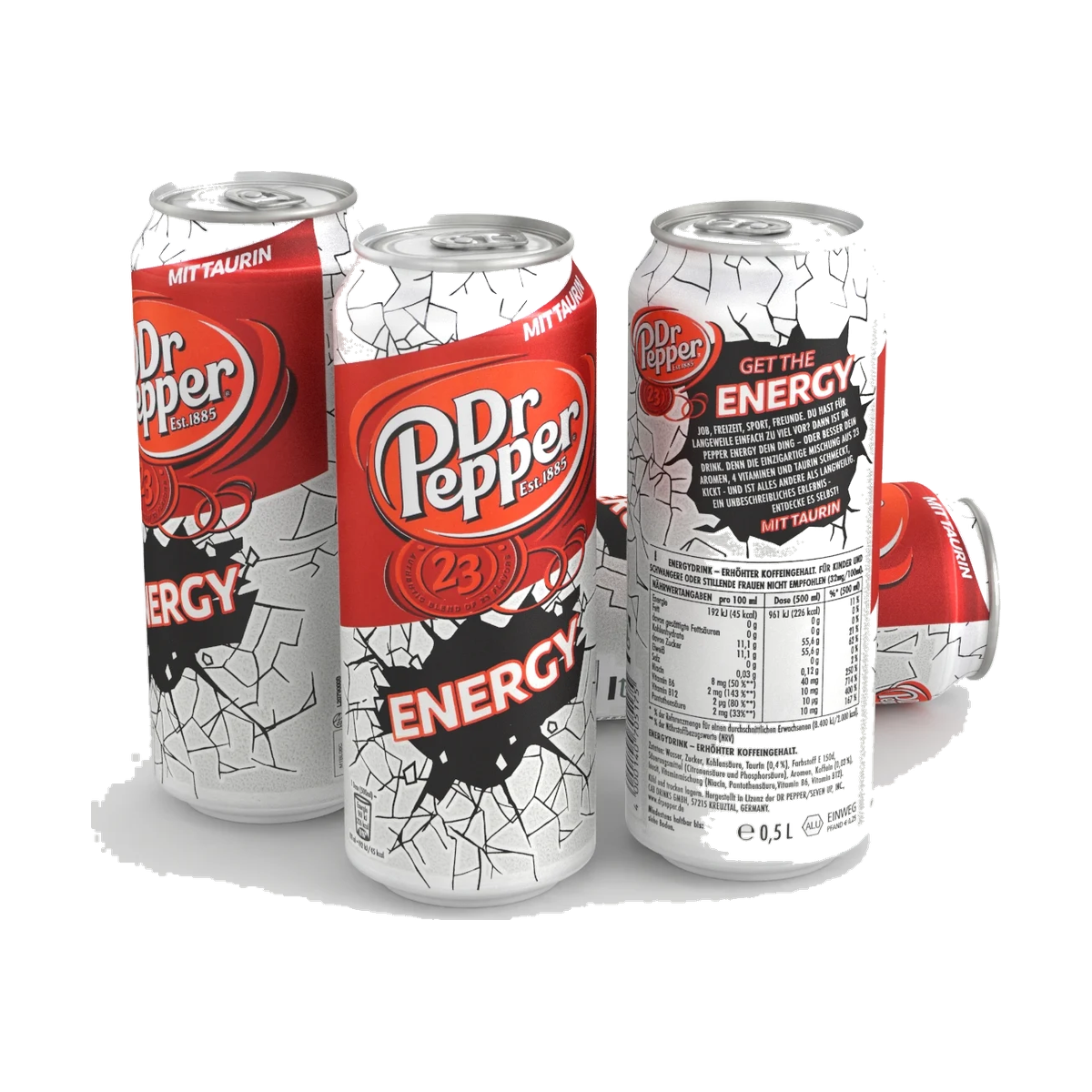 Dr.Pepper Энергетик 12x500ml DPG