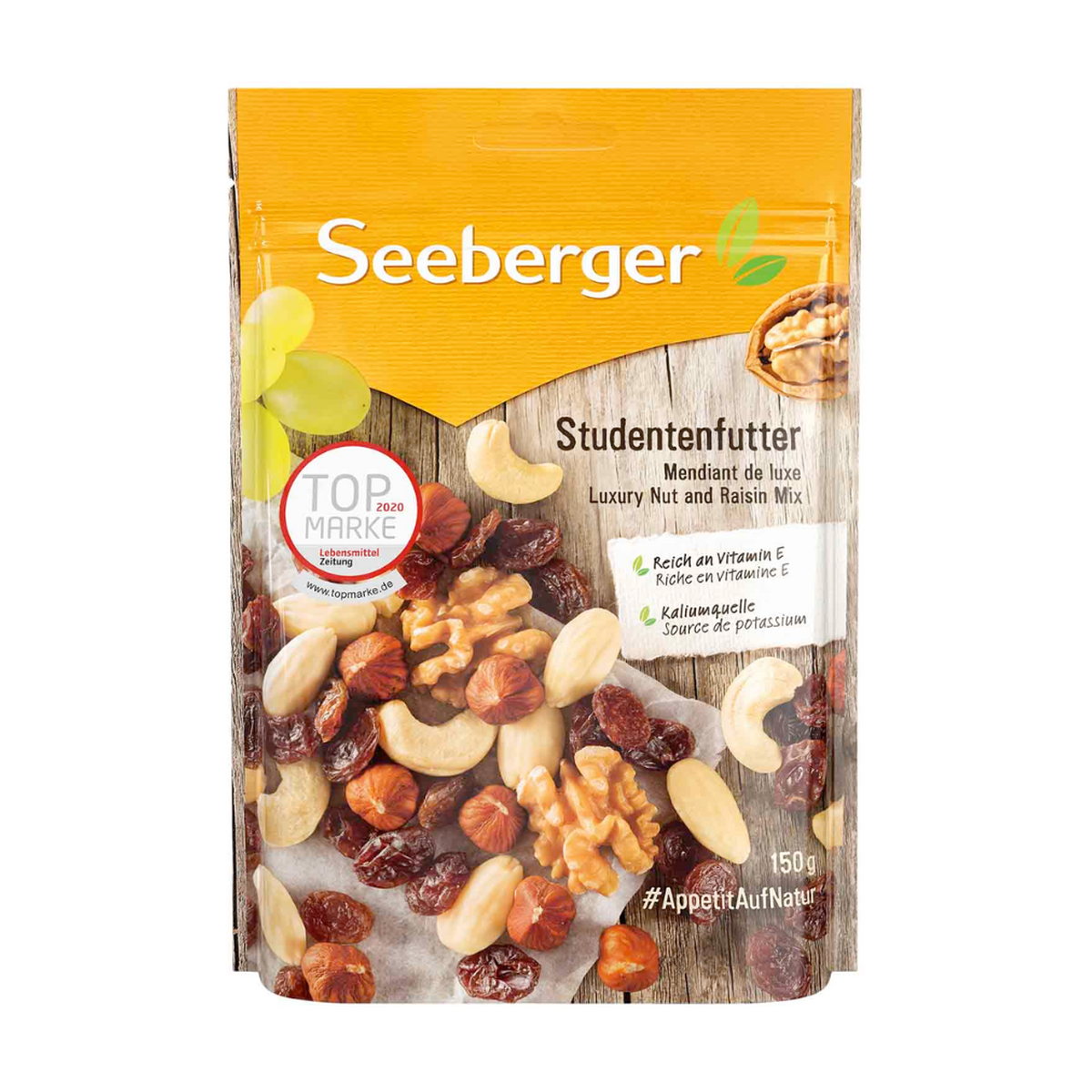 Seeberger Смесь орехов и сухофруктов 150g
