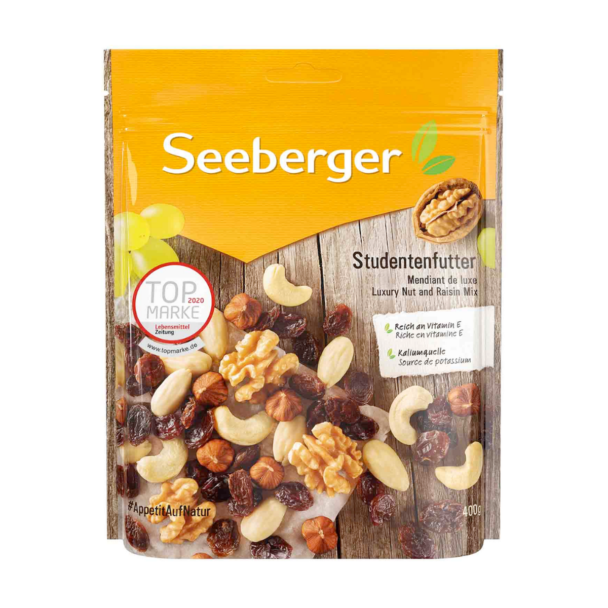 Seeberger Смесь орехов и сухофруктов 400g