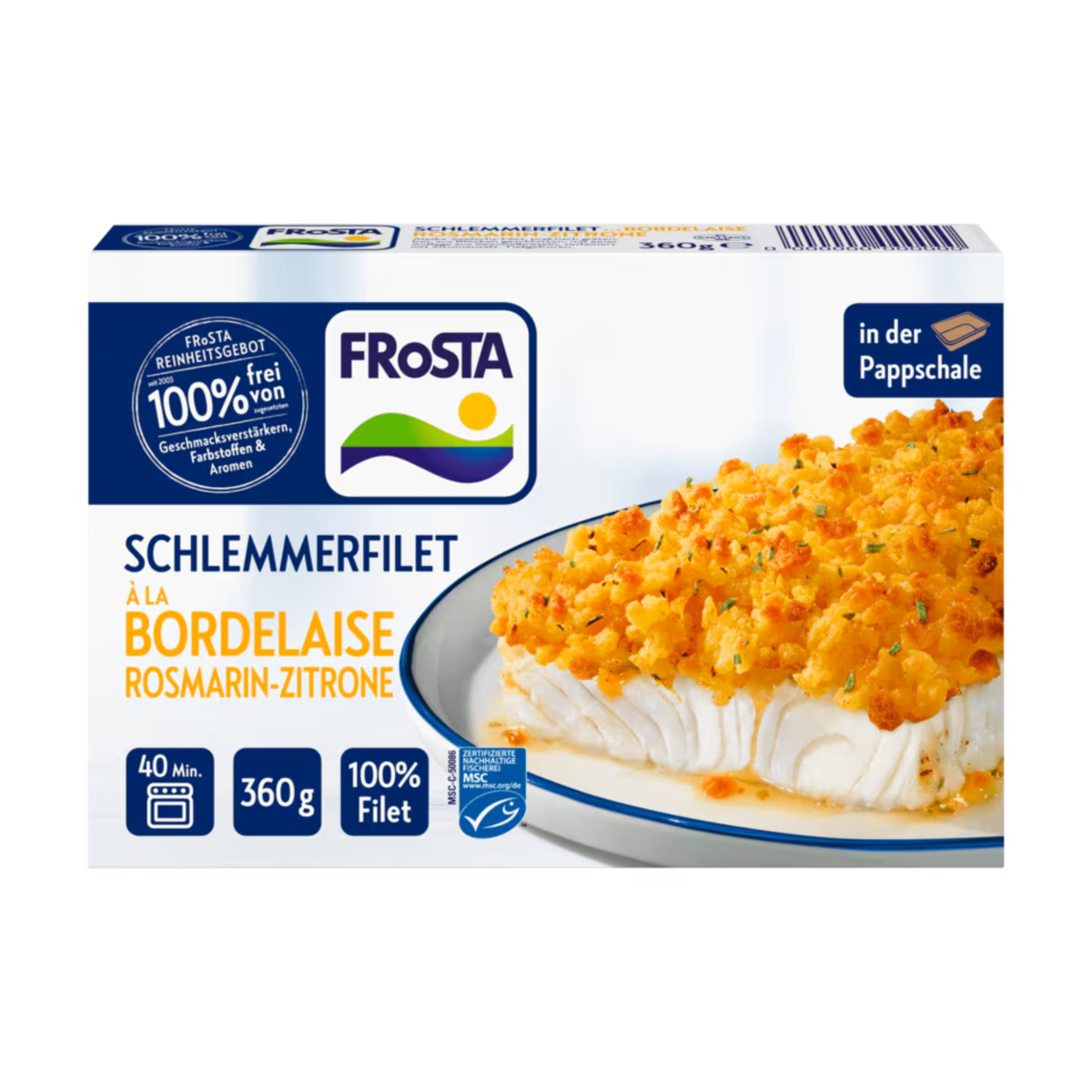MSC Frosta Schlemmerfilet a la Bordelaise Rosmarin-Zitrone 360g