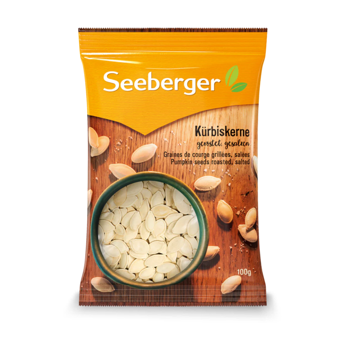 Seeberger Kürbiskerne in Schale geröstet gesalzen 100g