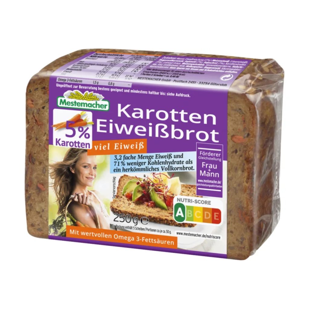 Mestemacher Karotten Eiweißbrot 250g