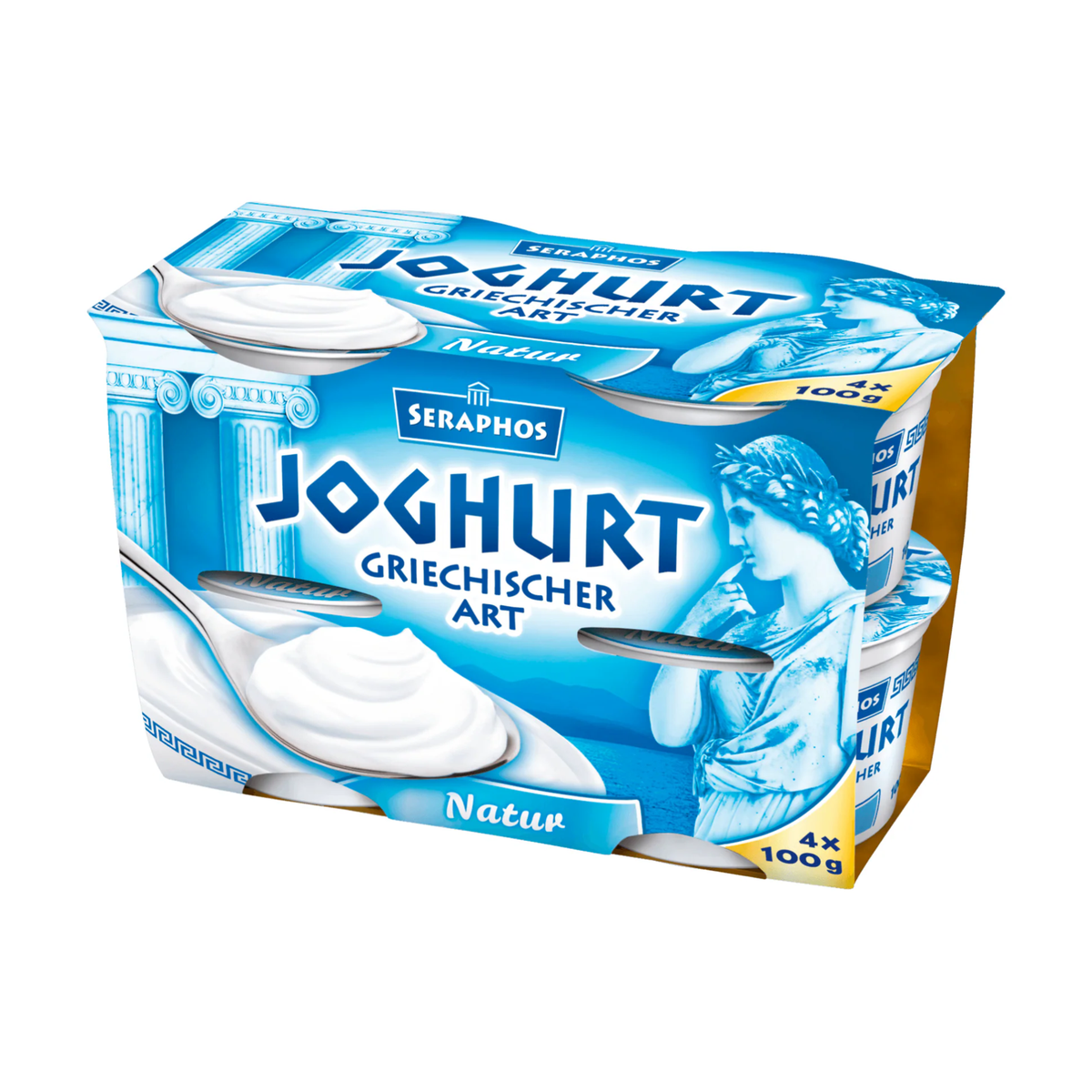 Bauer Seraphos Joghurt griechische Art 5% 4x100g