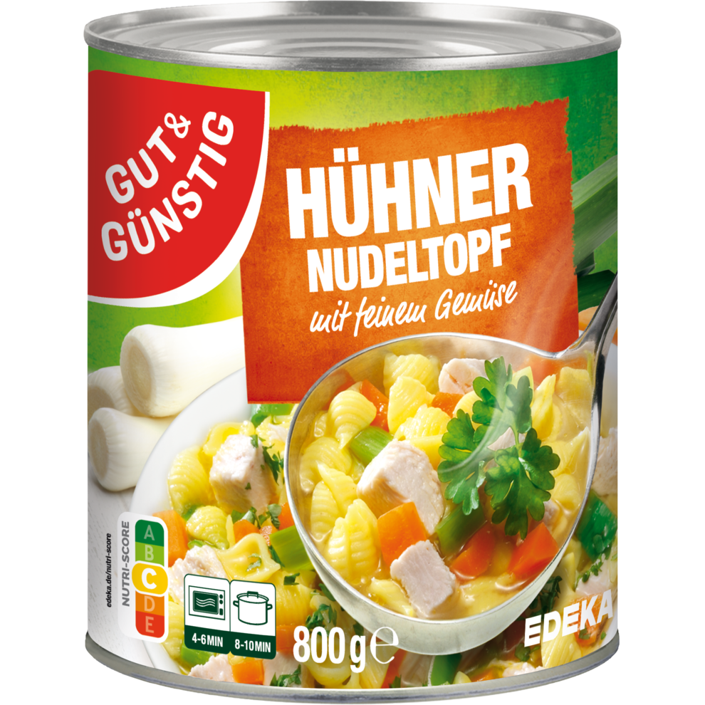 GUT&GÜNSTIG Hühnernudeltopf 800g