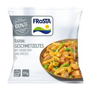 Frosta Rahmgeschnetzeltes mit Champignons und Spätzle 375g