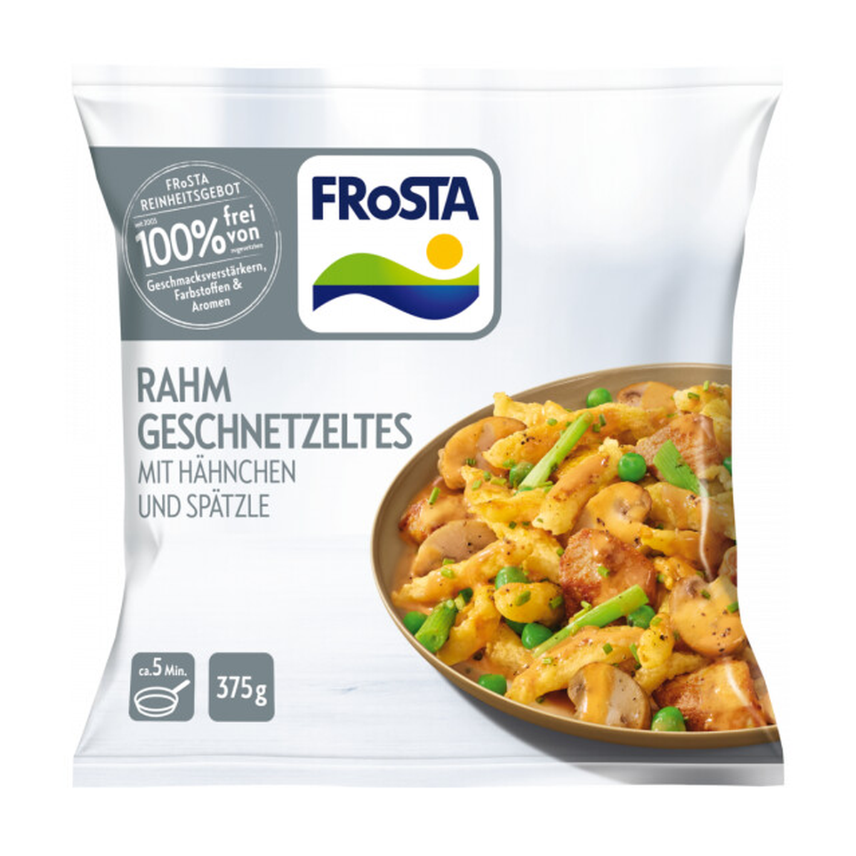 Frosta Rahmgeschnetzeltes mit Champignons und Spätzle 375g