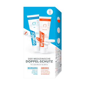 aronal/elmex Doppel-Schutz Zahncreme 2x75ml