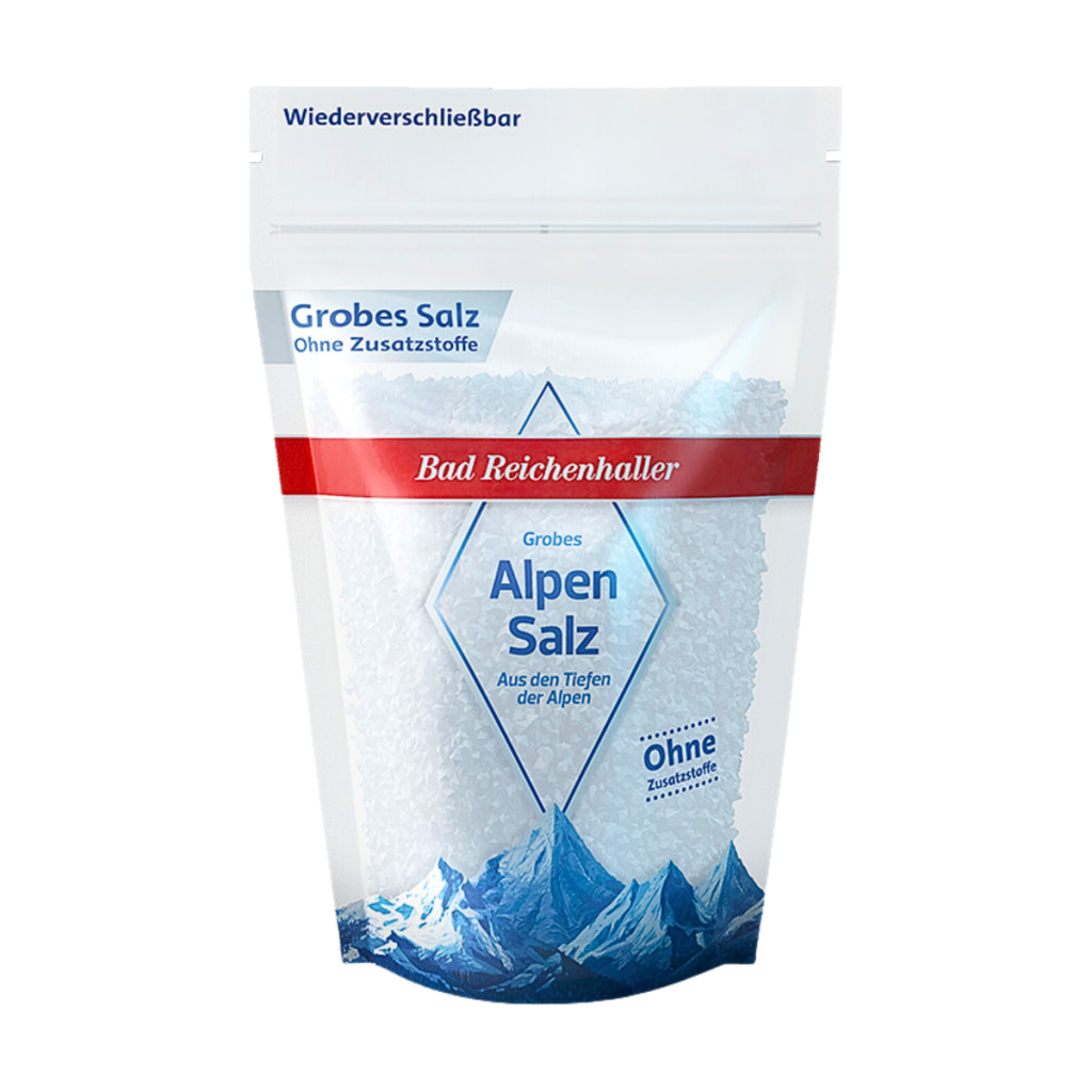 Bad Reichenhaller Alpensalz grob 500g
