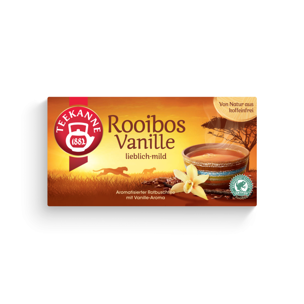 Teekanne Rooibos Vanille Rainforest Alliance 20ST 35g