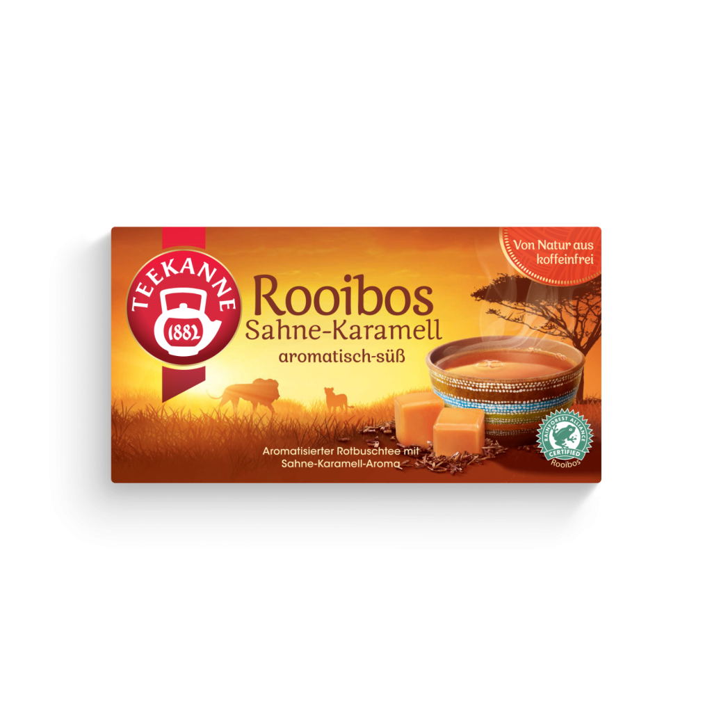 Teekanne Rooibos Sahne-Karamell Rainforest Alliance 20ST 35g