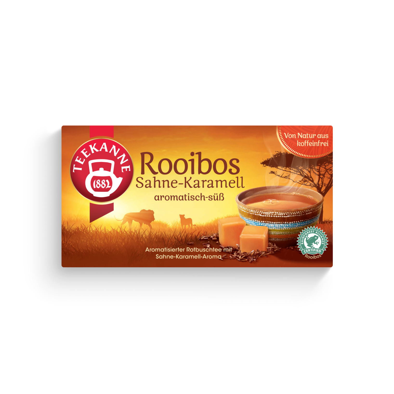 Teekanne Rooibos Sahne-Karamell Rainforest Alliance 20ST 35g