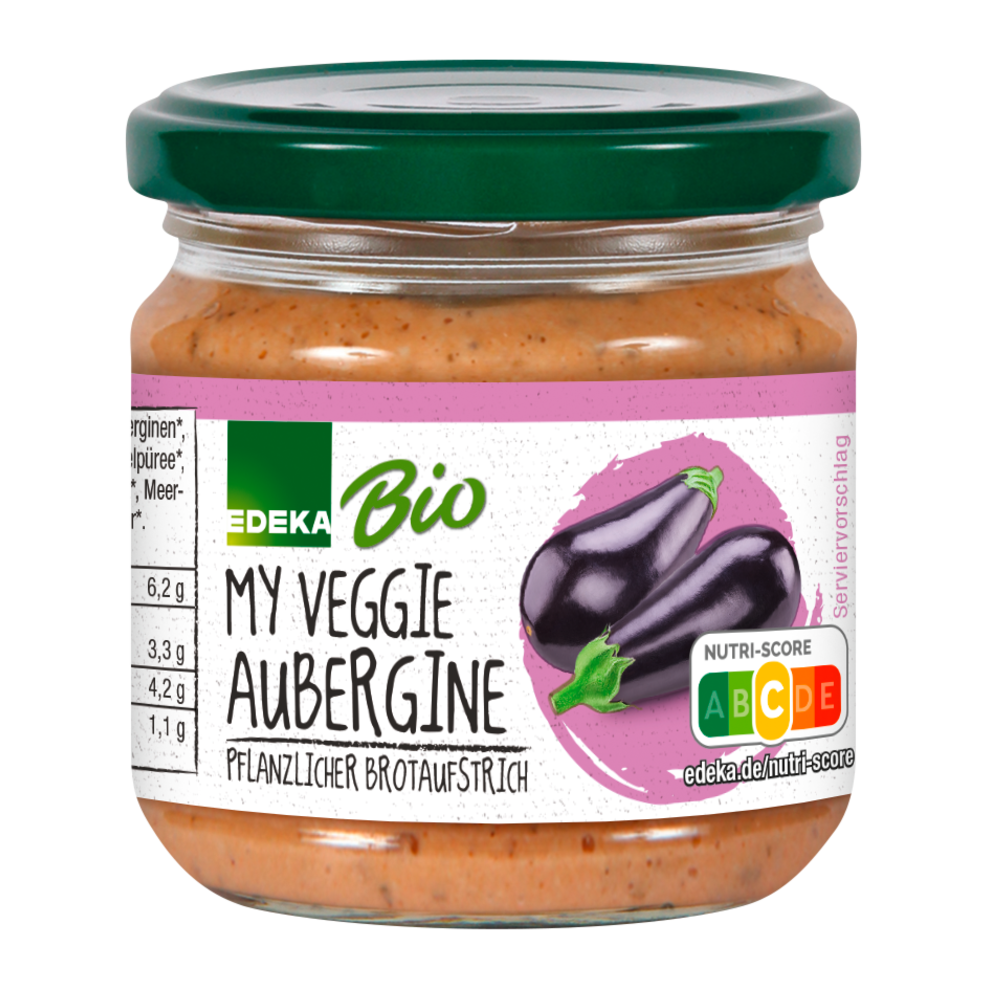 Bio EDEKA My Veggie Veganer Brotaufstrich Aubergine 180g