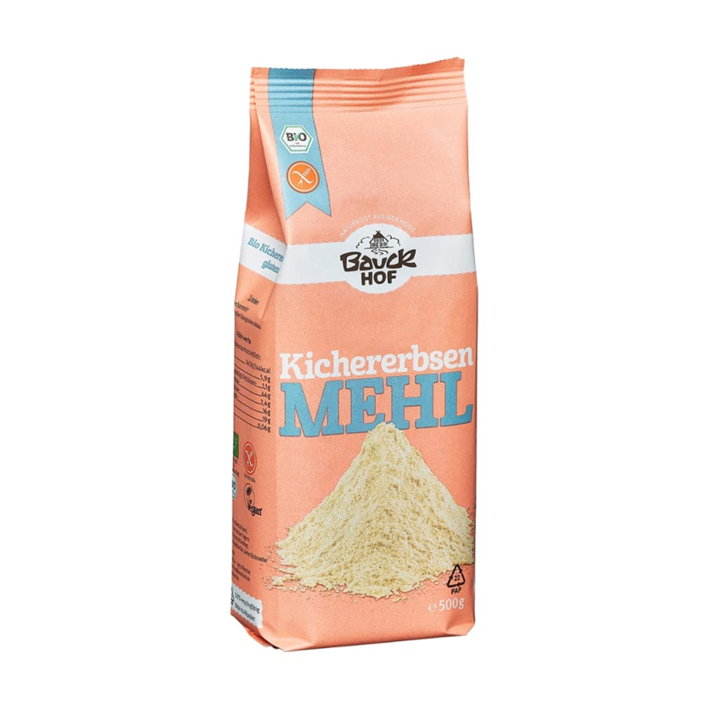 Bio Bauck Mühle Kichererbsenmehl Glutenfrei 500g